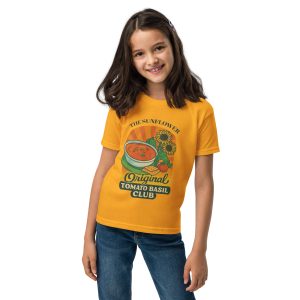 Gold Original Tomato Basil Club youth tee.